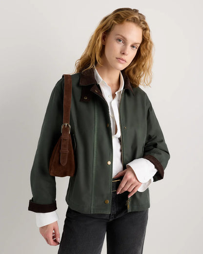 Sutton Suede Small Shoulder Bag - US 5830