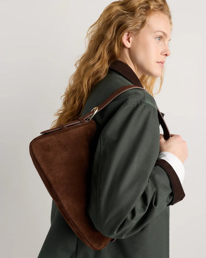 Sutton Suede Small Shoulder Bag - US 5830