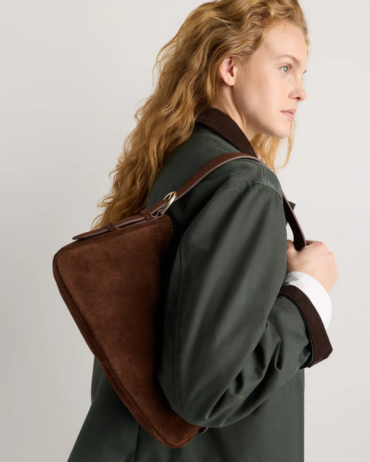 Sutton Suede Small Shoulder Bag - US 5830