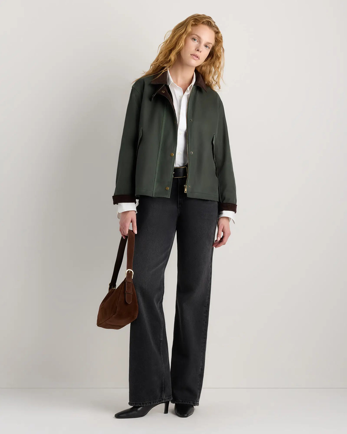 Sutton Suede Small Shoulder Bag - US 5830