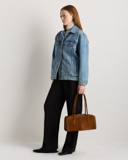 Bea Suede Shoulder Bag - US 9356