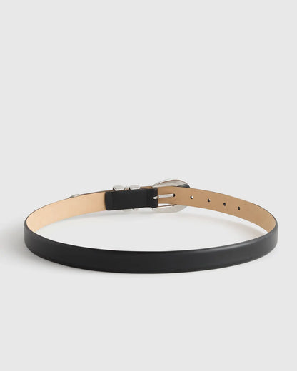 Elissa Triple Keeper European Leather Belt - US 7456