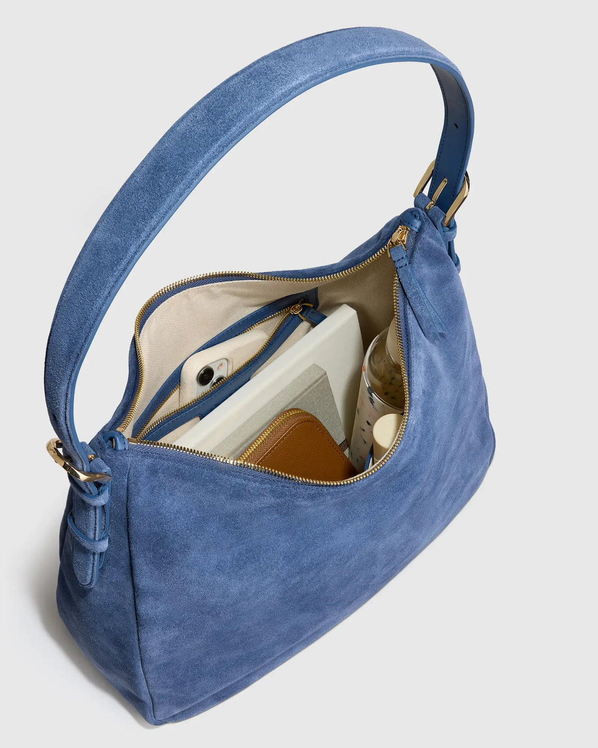 Sutton Suede Shoulder Bag - US 5391