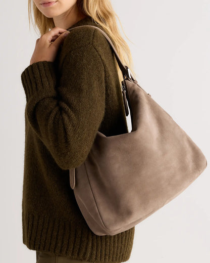 Sutton Suede Shoulder Bag - US 0591