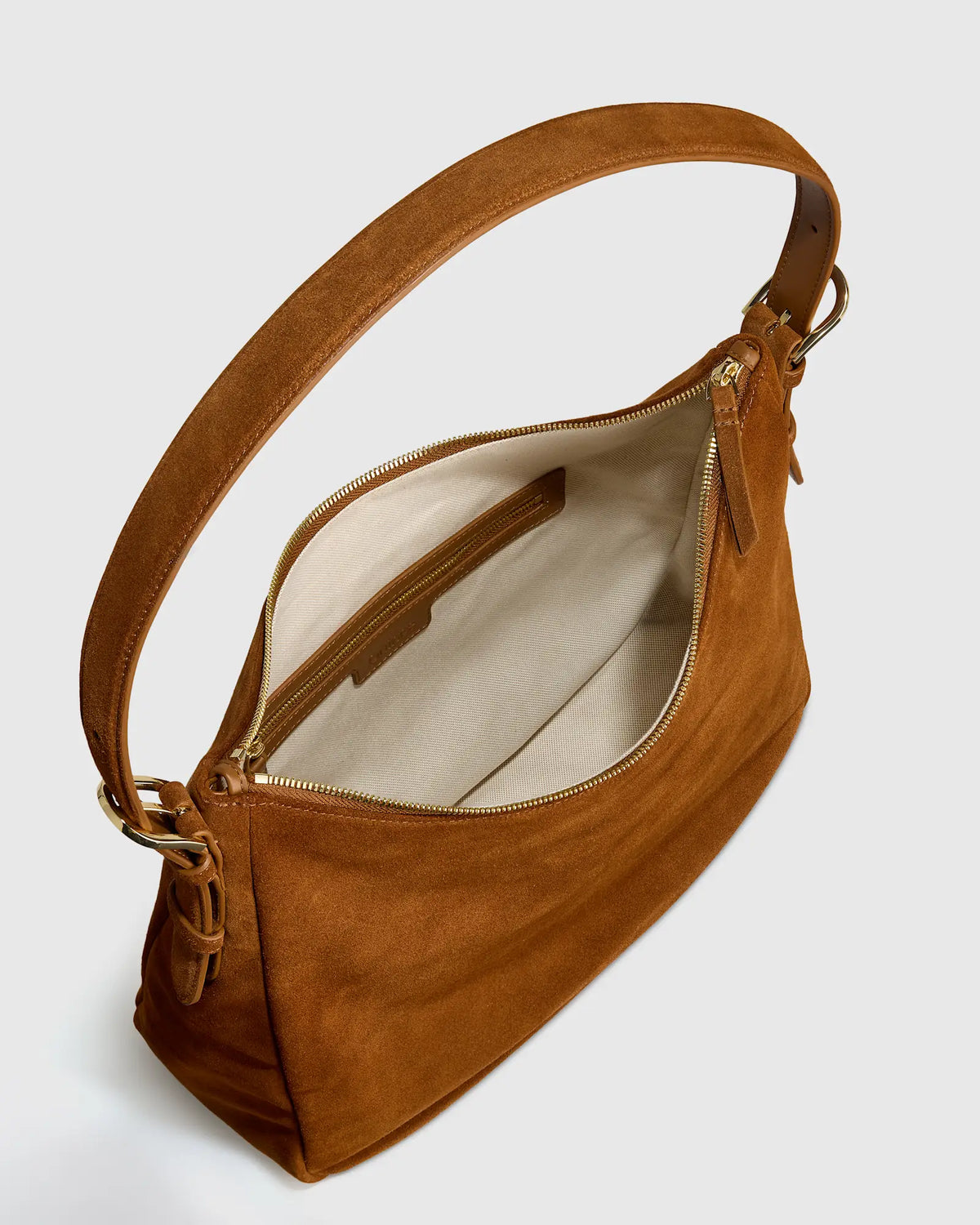 Sutton Suede Shoulder Bag - US 3777