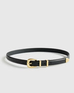 Lola European Leather Western Skinny Belt - US 3250