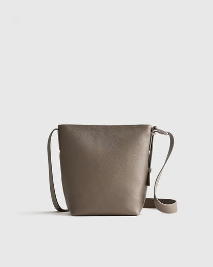 Italian Leather Bucket Crossbody - US 7504