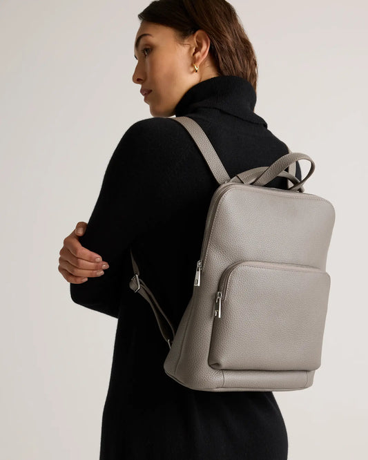 Italian Leather Convertible Backpack - US 7841