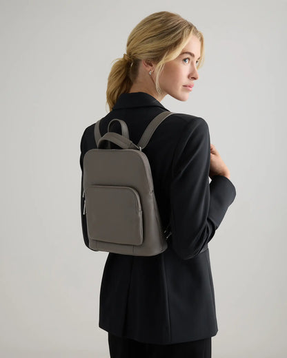 Italian Leather Mini Convertible Backpack - US 7421
