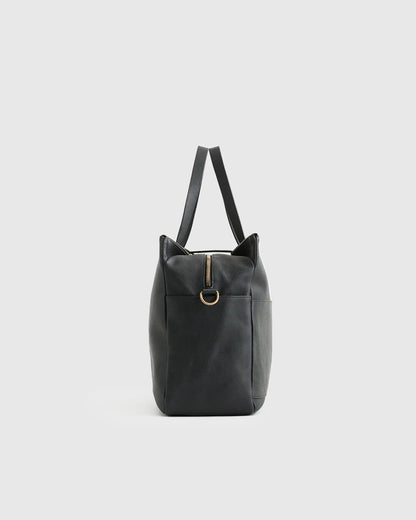 Italian Leather Triple Compartment Weekender - US 2046