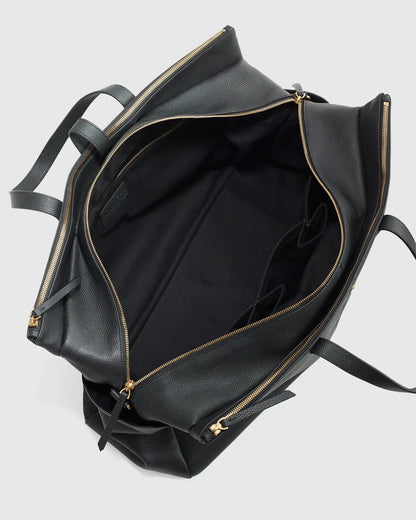 Italian Leather Triple Compartment Weekender - US 2046