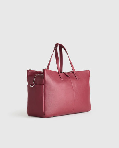 Italian Leather Triple Compartment Weekender - US 4204
