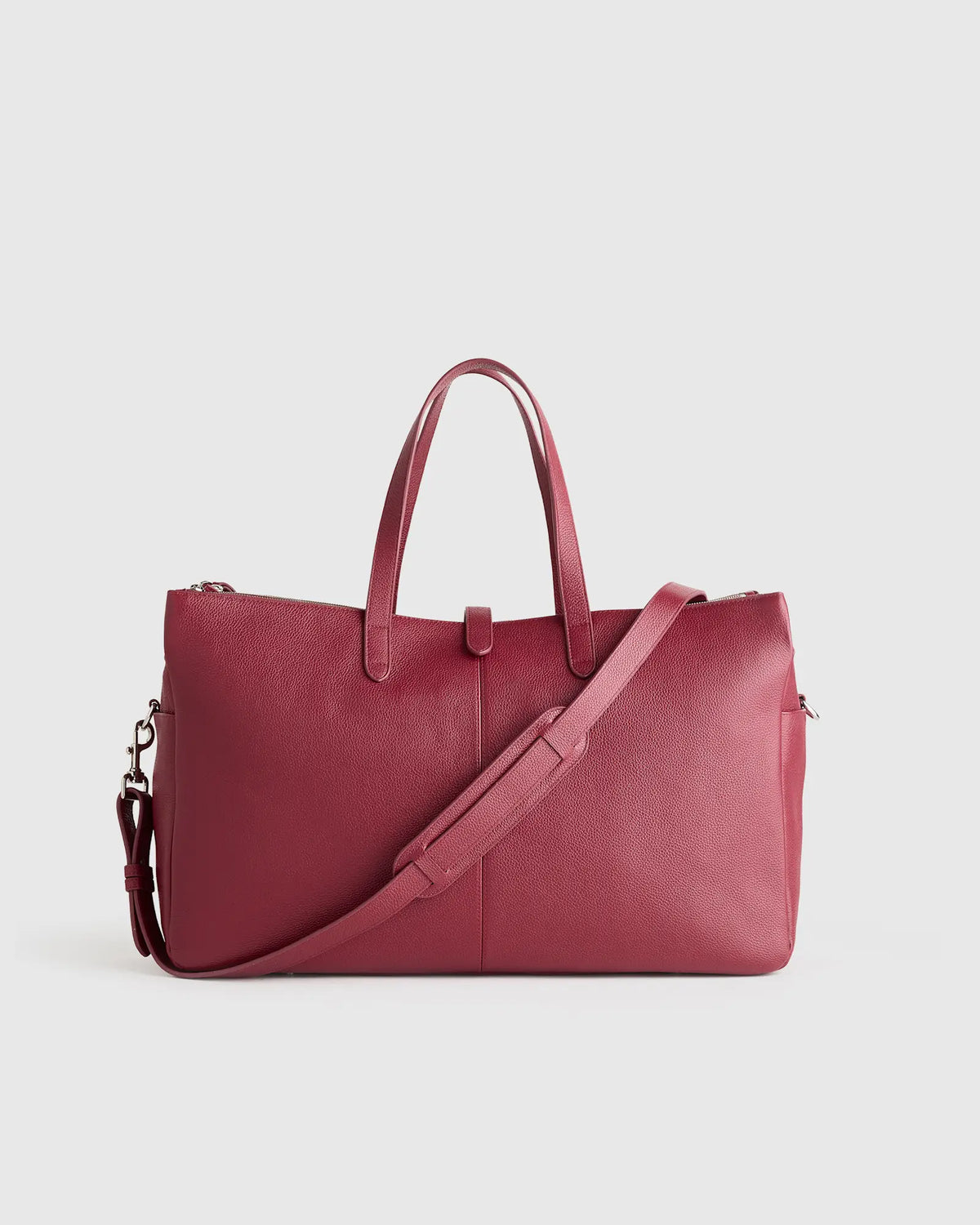 Italian Leather Triple Compartment Weekender - US 4204