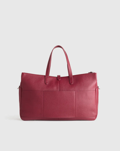 Italian Leather Triple Compartment Weekender - US 5949