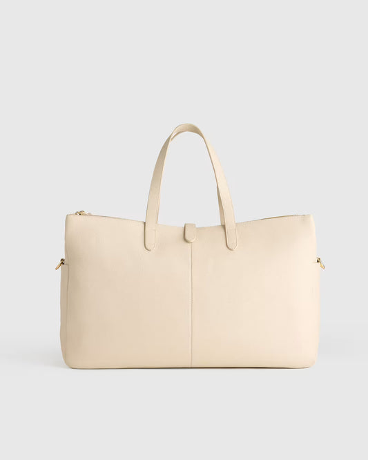 Italian Leather Triple Compartment Weekender - US 4037