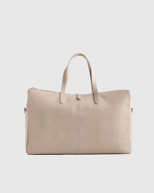 Italian Leather Triple Compartment Weekender - US 9548
