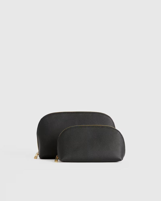 Italian Leather Pouch Travel Set - US 4647