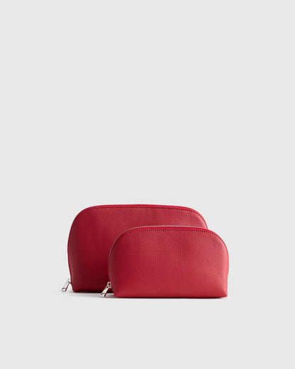 Italian Leather Pouch Travel Set - US 4502
