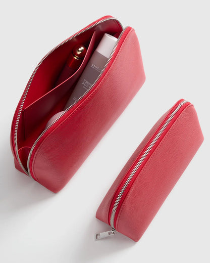 Italian Leather Pouch Travel Set - US 4502
