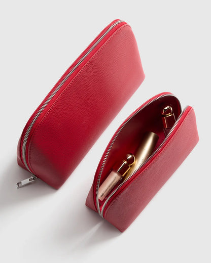 Italian Leather Pouch Travel Set - US 4502