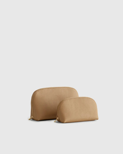 Italian Leather Pouch Travel Set - US 9212