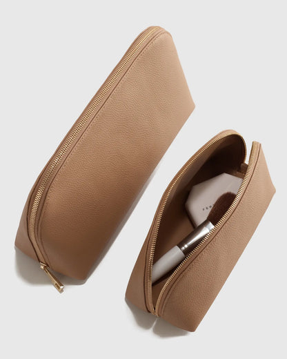 Italian Leather Pouch Travel Set - US 9212