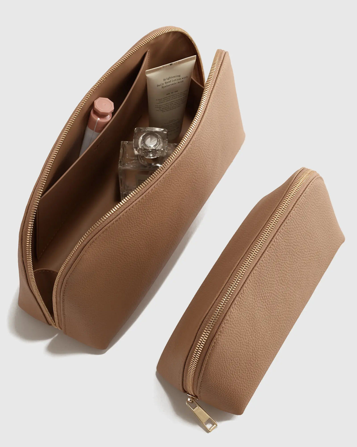 Italian Leather Pouch Travel Set - US 9212