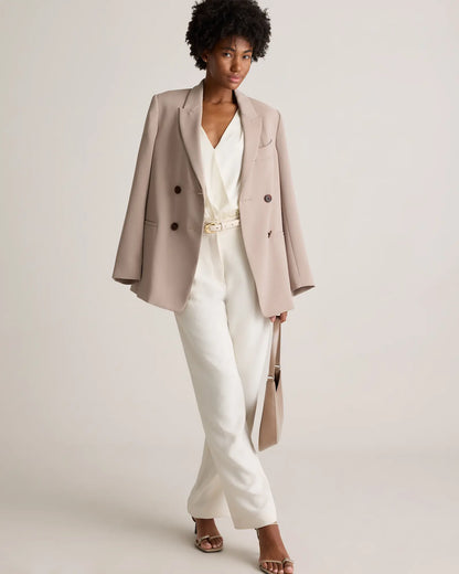 Washable Stretch Silk Surplice Bodysuit - US 5459