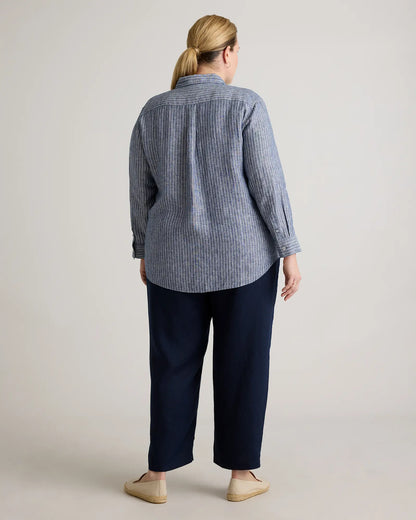 100% European Linen Long Sleeve Shirt - US 8180