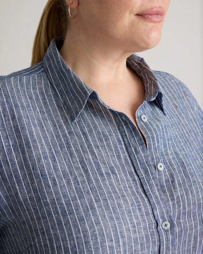 100% European Linen Long Sleeve Shirt - US 8180