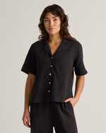 100% Organic Cotton Gauze Short Sleeve Shirt - US 6226