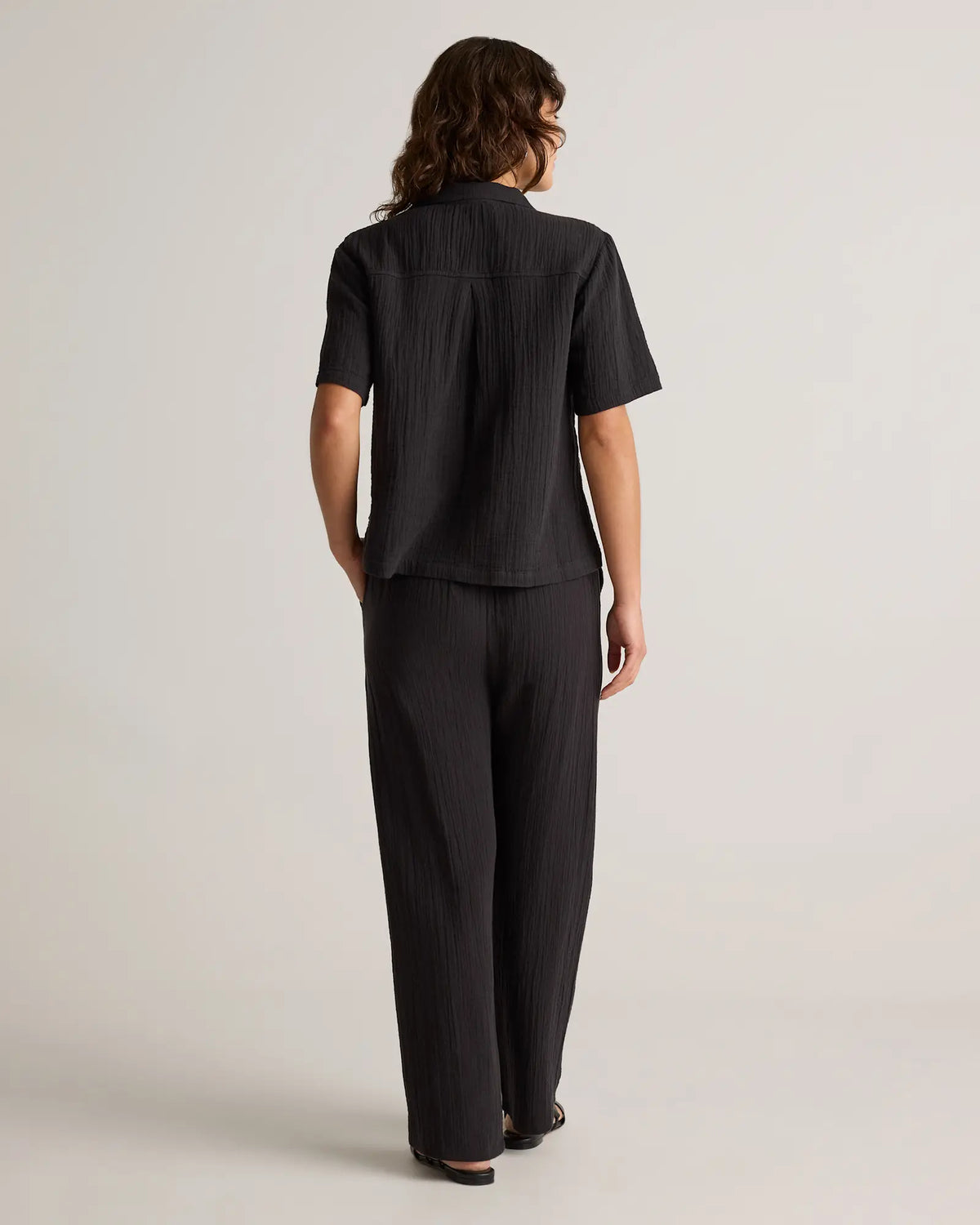 100% Organic Cotton Gauze Short Sleeve Shirt - US 6226