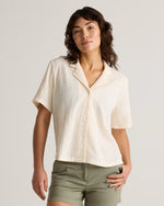 100% Organic Cotton Gauze Short Sleeve Shirt - US 0113