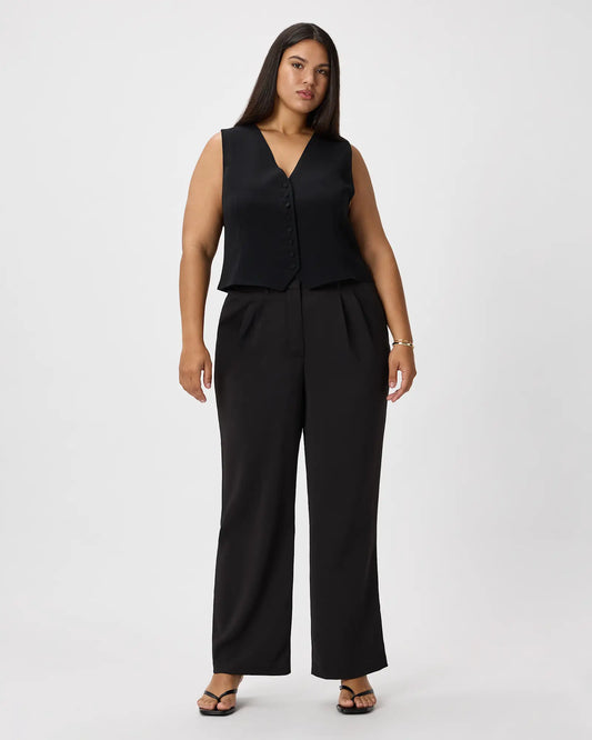 Fluid Crepe Vest - US 0815