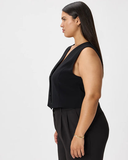 Fluid Crepe Vest - US 0815