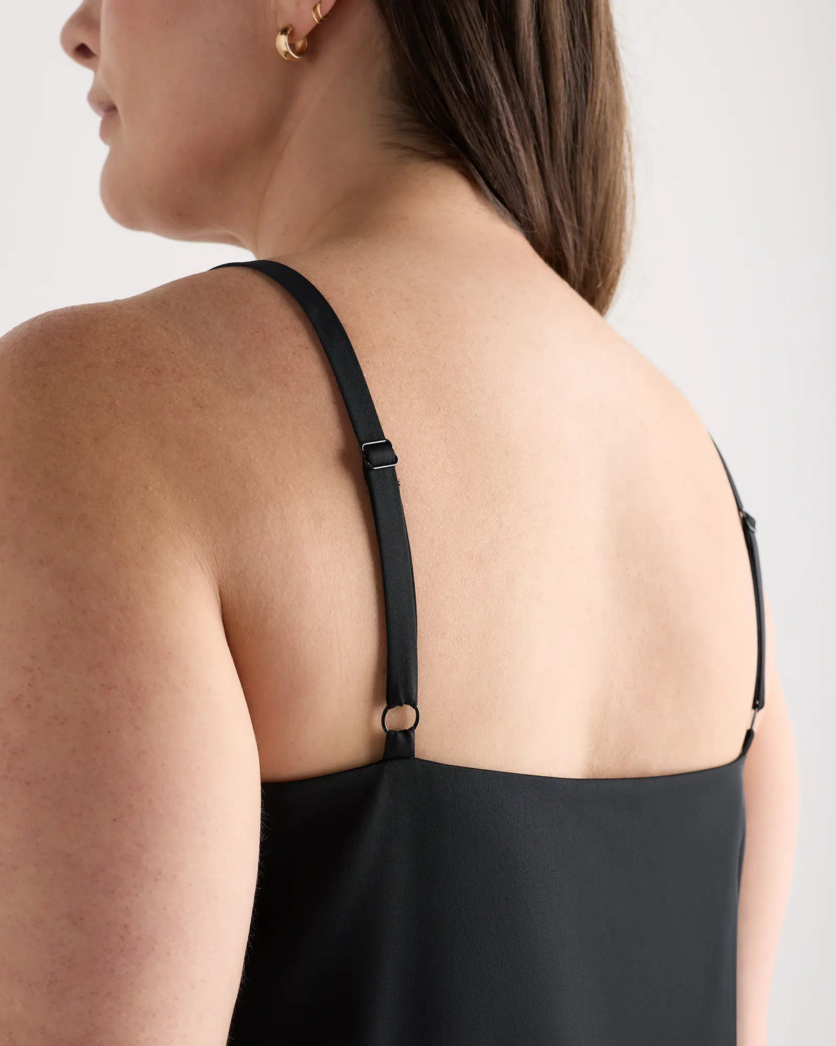 Washable Stretch Silk V-Neck Cami - US 7250