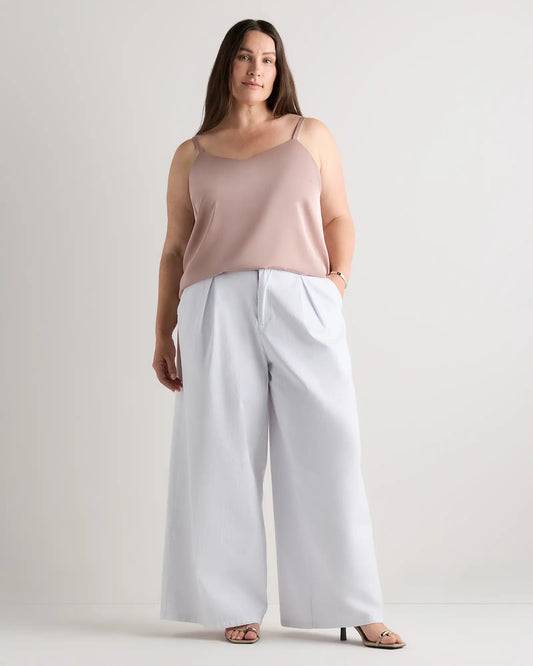 Washable Stretch Silk V-Neck Cami - US 7065