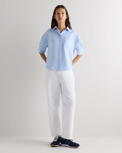 Organic Cotton Oxford Short Sleeve Shirt - US 2592