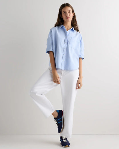 Organic Cotton Oxford Short Sleeve Shirt - US 2592