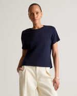 100% Organic Cotton Boxy Crewneck Tee - US 7254