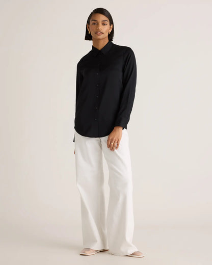 Washable Stretch Silk Blouse - US 4923