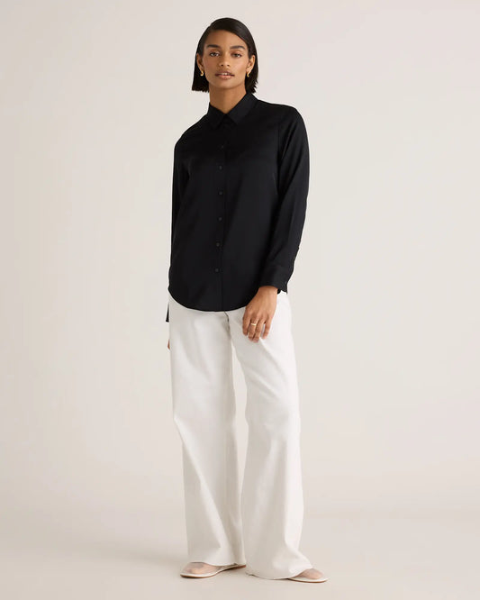 Washable Stretch Silk Blouse - US 4923