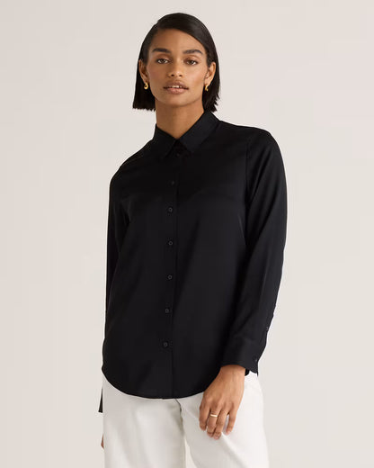 Washable Stretch Silk Blouse - US 4923