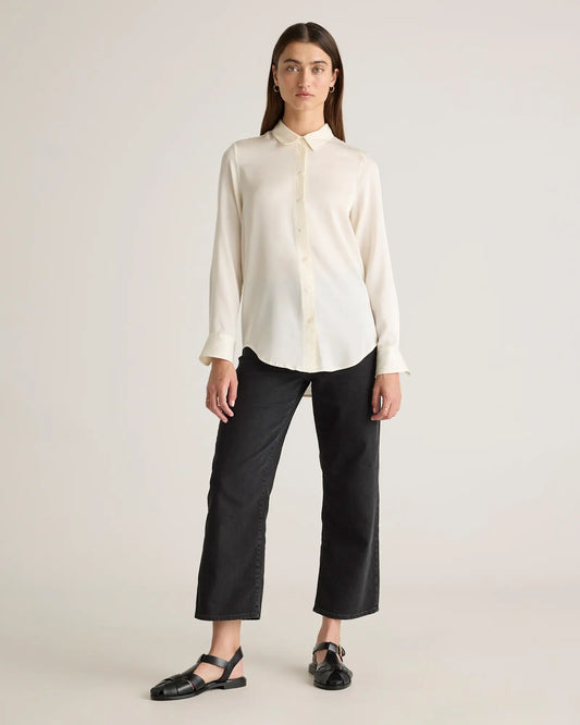 Washable Stretch Silk Blouse - US 4365