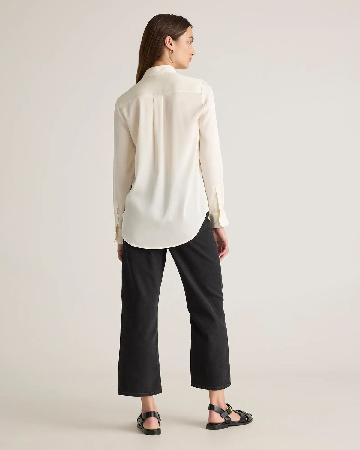 Washable Stretch Silk Blouse - US 4365