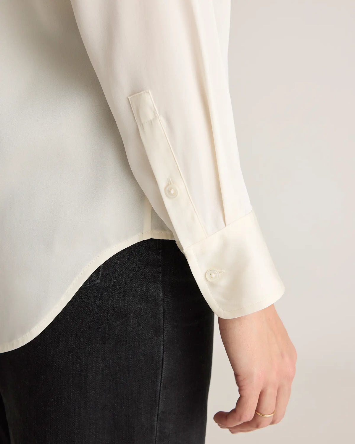 Washable Stretch Silk Blouse - US 4365