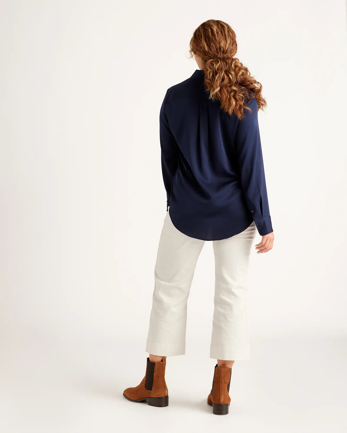 Washable Stretch Silk Blouse - US 4219