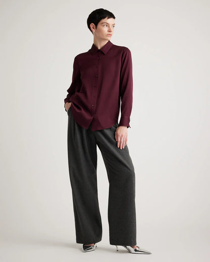 Washable Stretch Silk Blouse - US 7689