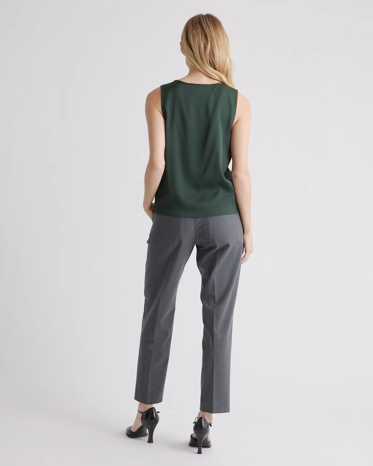 Washable Stretch Silk Tank - US 7327
