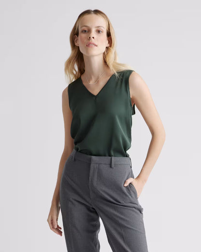 Washable Stretch Silk Tank - US 7327